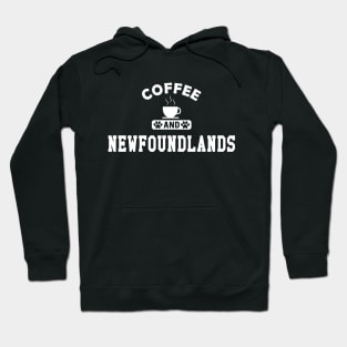 Newfoundland Dog - Coffee and newfoundlands Hoodie